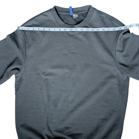 H&M Charcoal Oversized Crewneck Sweater Men Size Medium - Picture 10 of 12